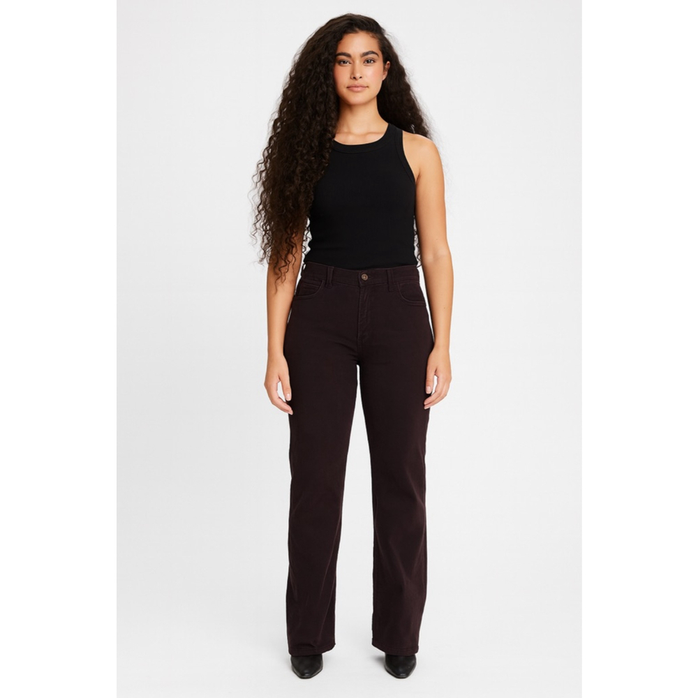 NYDJ Straight Leg Jeans Women's Size 4 Brown